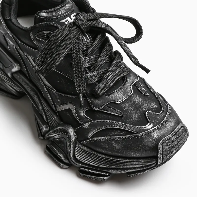 XSCZ Yan Low-Top Chunky Sneakers Unisex Black-5