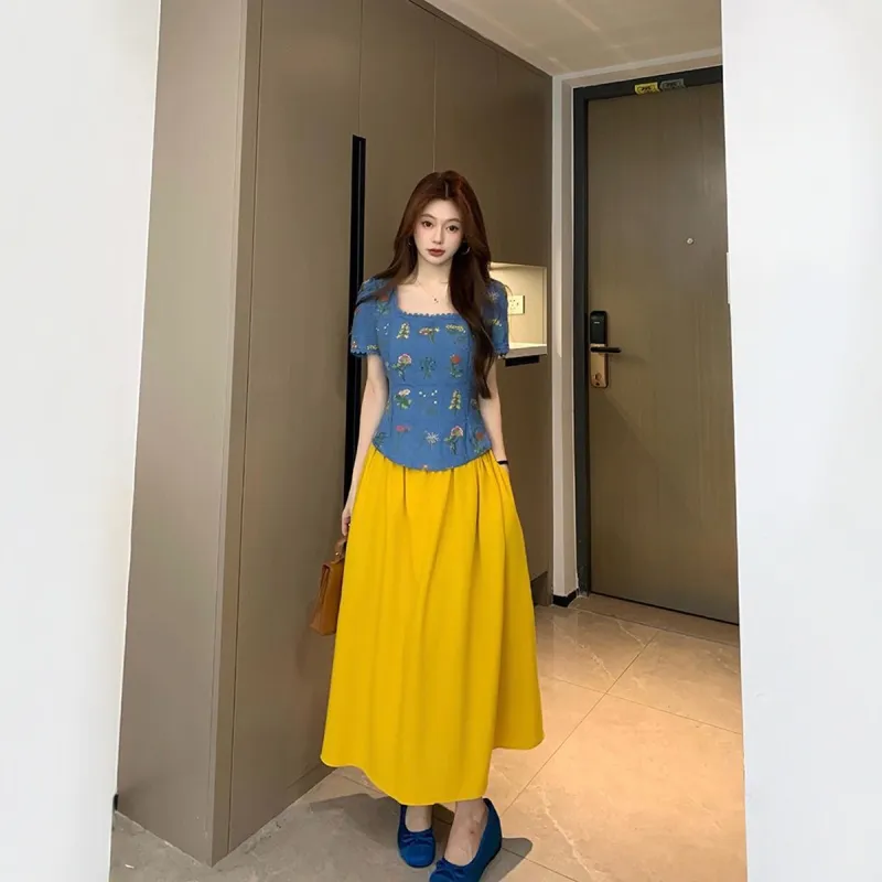 Yvetteclassic Skirt Set Women's-4