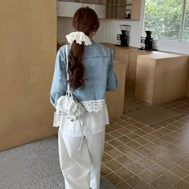 Yvetteclassic Denim Jacket Women's Blue-3