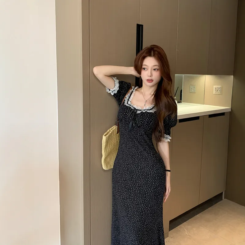 Yvetteclassic Short Sleeved Dress Women's Black-7