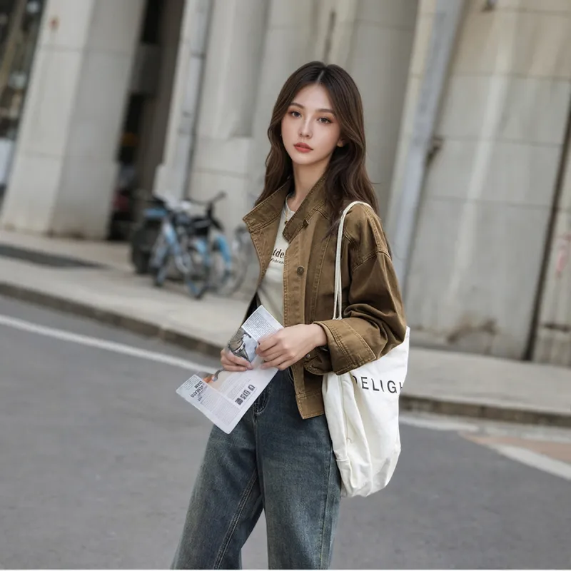 Yvetteclassic Jackets & Coats Women's Tea Brown Coffee Color-3