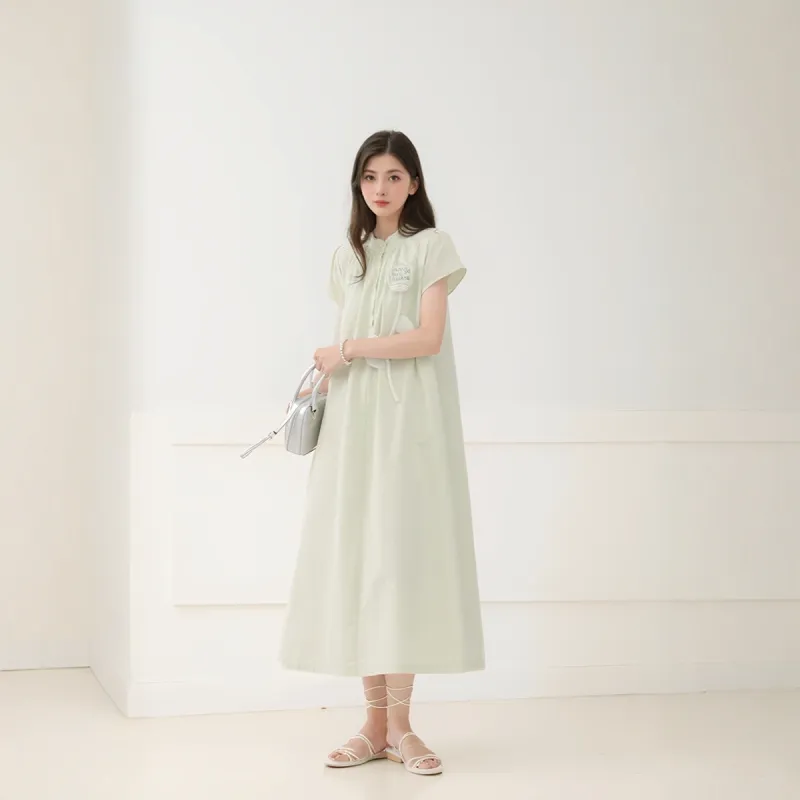 Yvetteclassic Short Sleeved Dresses Women's Mint Green-6
