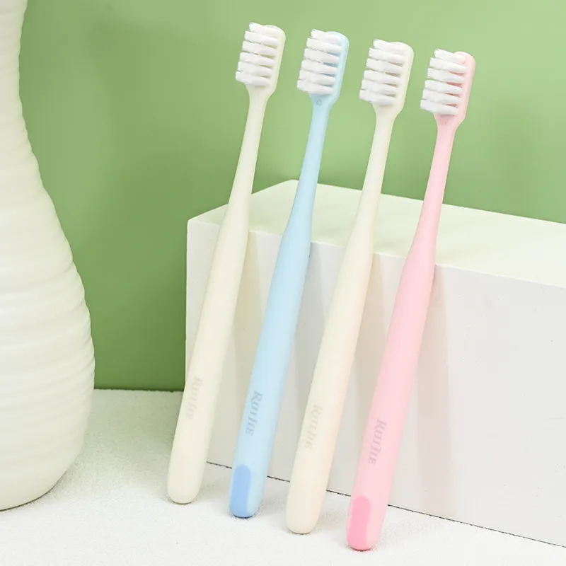 RUIJIE Densely Planted Soft Fleece Toothbrushes Gentle, Close, And Efficient Comfortable Dental Hygiene-4