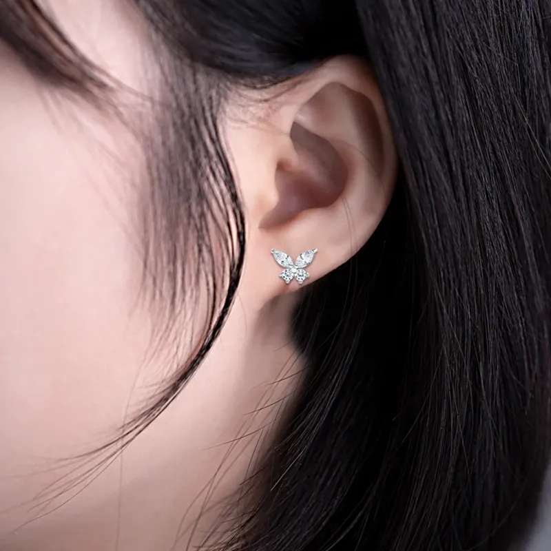 Disney S925 Silver Stud Earrings Women's Light Luxury, Niche Sense Of Luxury-4