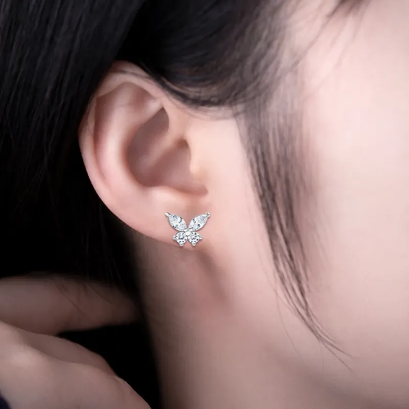 Disney S925 Silver Stud Earrings Women's Light Luxury, Niche Sense Of Luxury-3