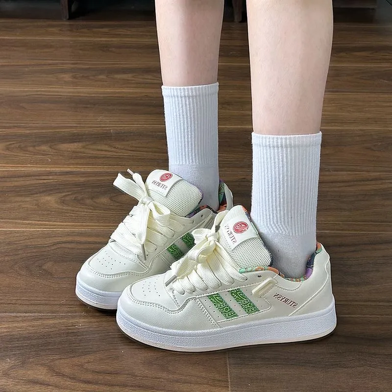 LIANGHUO Low Top Skateboard Shoes Unisex Cashew Nut Color Box Included-4