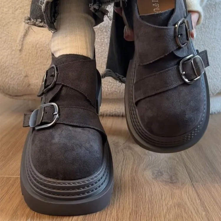 LIANGHUO Loafers Women's-3