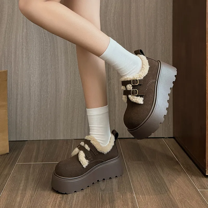 LIANGHUO Women's Casual Shoes Women's Chestnut-7
