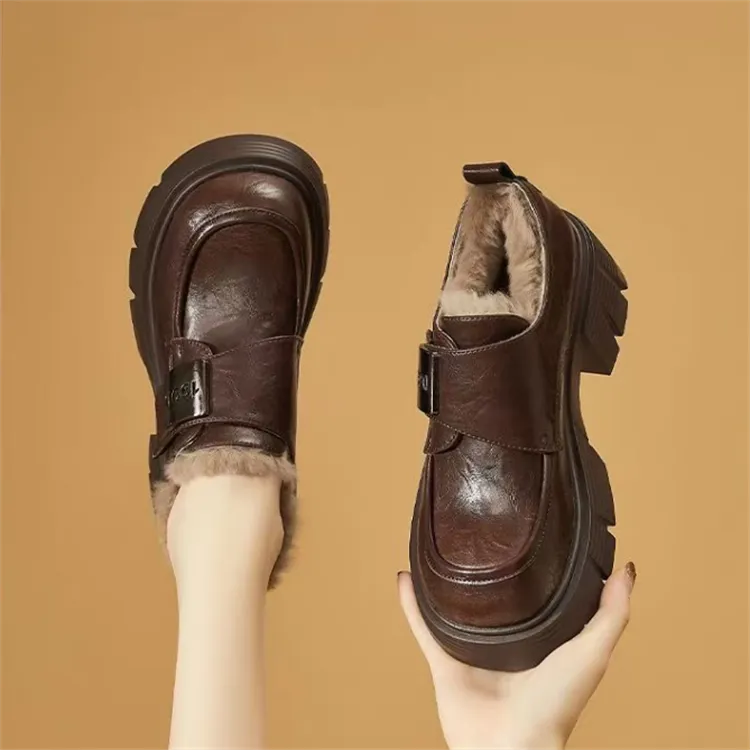 LIANGHUO Loafers Women's-4
