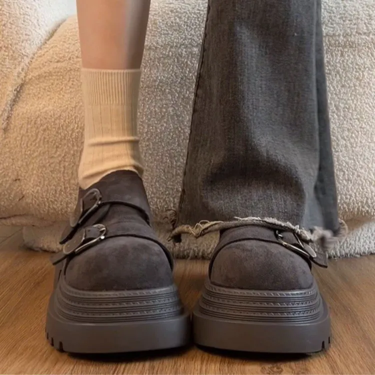 LIANGHUO Loafers Women's-1