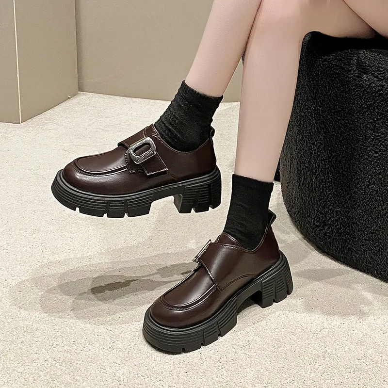 LIANGHUO Loafers Women's-3