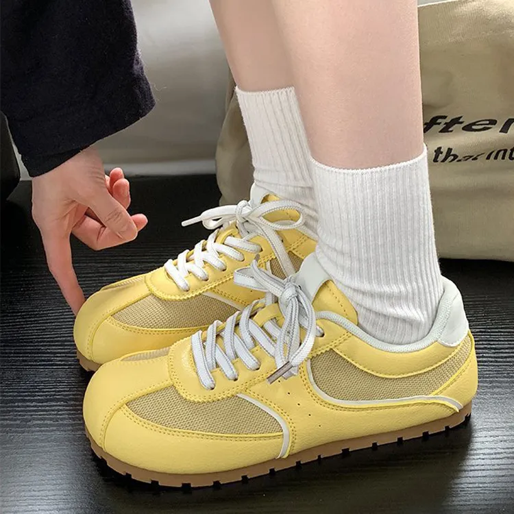 LIANGHUO Shock Absorbers With Slip Resistant Features Low Top Casual Shoes Women's-7