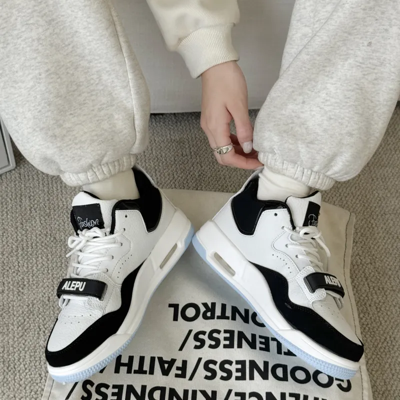LIANGHUO Warm Cushioning Coverage Impact Resistance Wear-Resistant Slip-Resistant High-Top Skateboard Shoes Unisex-7