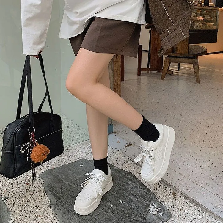 LIANGHUO Coverage Slip Resistant Cushioning Impact Resistance Wear Resistant Low Top Skateboard Shoes Women's-4