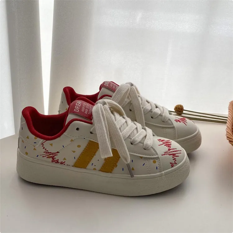 LIANGHUO Slip-Resistant Cushioning Impact Resistance Wear-Resistant Low-Top Skateboard Shoes Women's-2