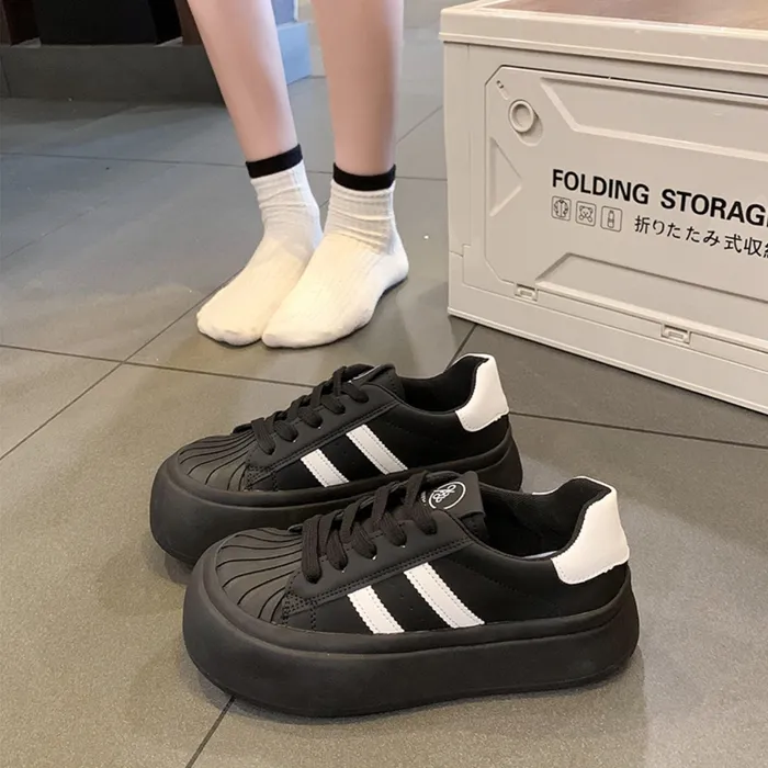 LIANGHUO Anti-Slip Wear-Resistant Low-Top Skateboard Shoes Women's-6