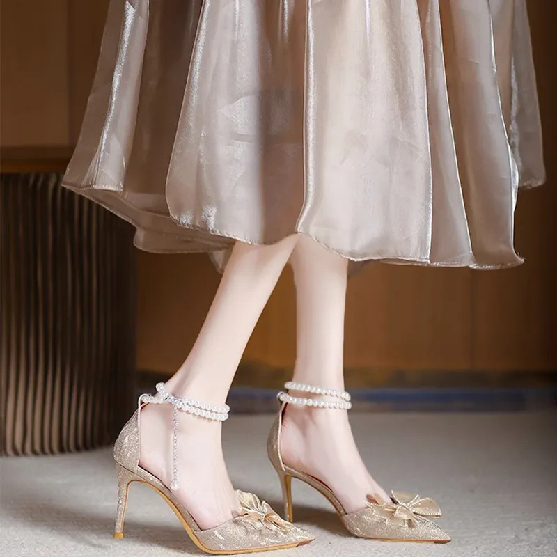 LIANGHUO Slim Heel High Heels Women's-22