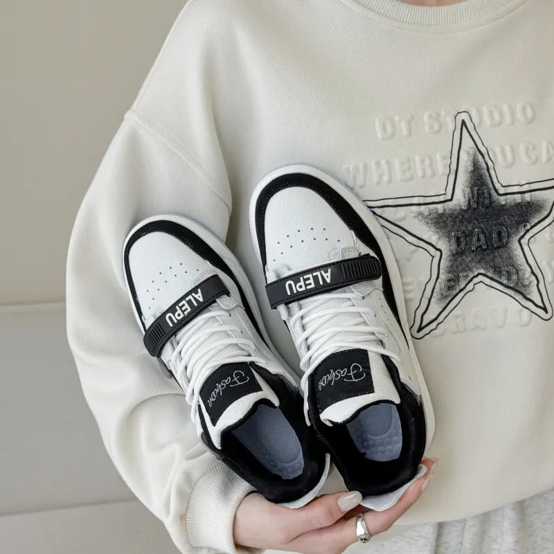 LIANGHUO Warm Cushioning Coverage Impact Resistance Wear-Resistant Slip-Resistant High-Top Skateboard Shoes Unisex-14