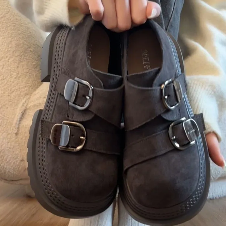LIANGHUO Loafers Women's-5