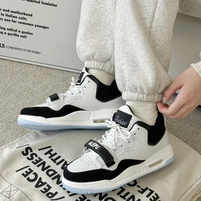 LIANGHUO Warm Cushioning Coverage Impact Resistance Wear-Resistant Slip-Resistant High-Top Skateboard Shoes Unisex-13