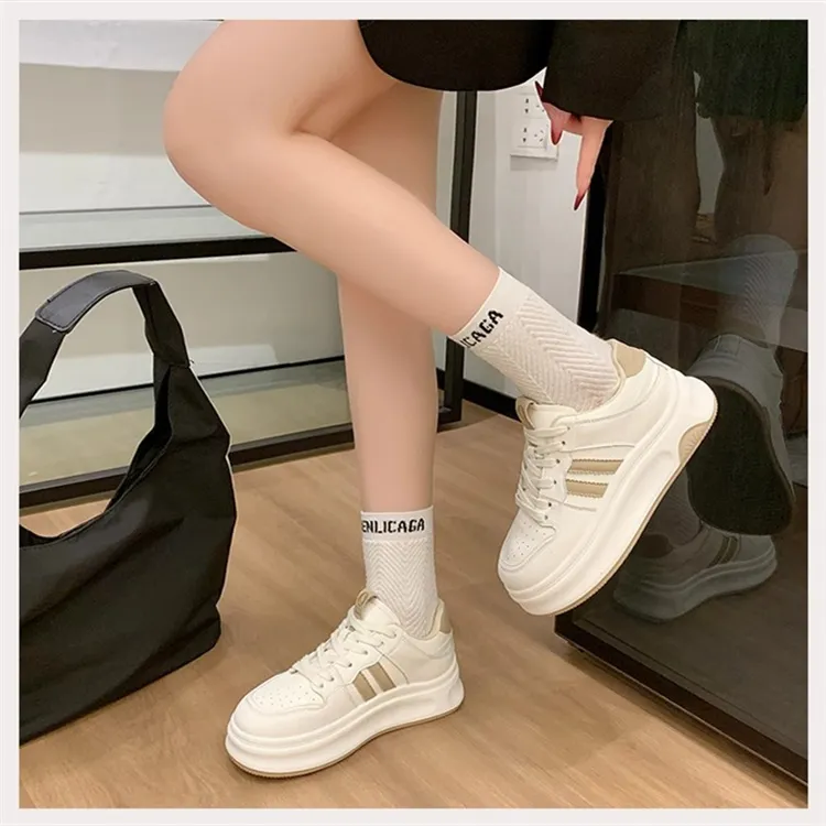 LIANGHUO Slip-Resistant Cushioning Impact Resistance Wear-Resistant Breathable Low-Top Skateboard Shoes Women's-6