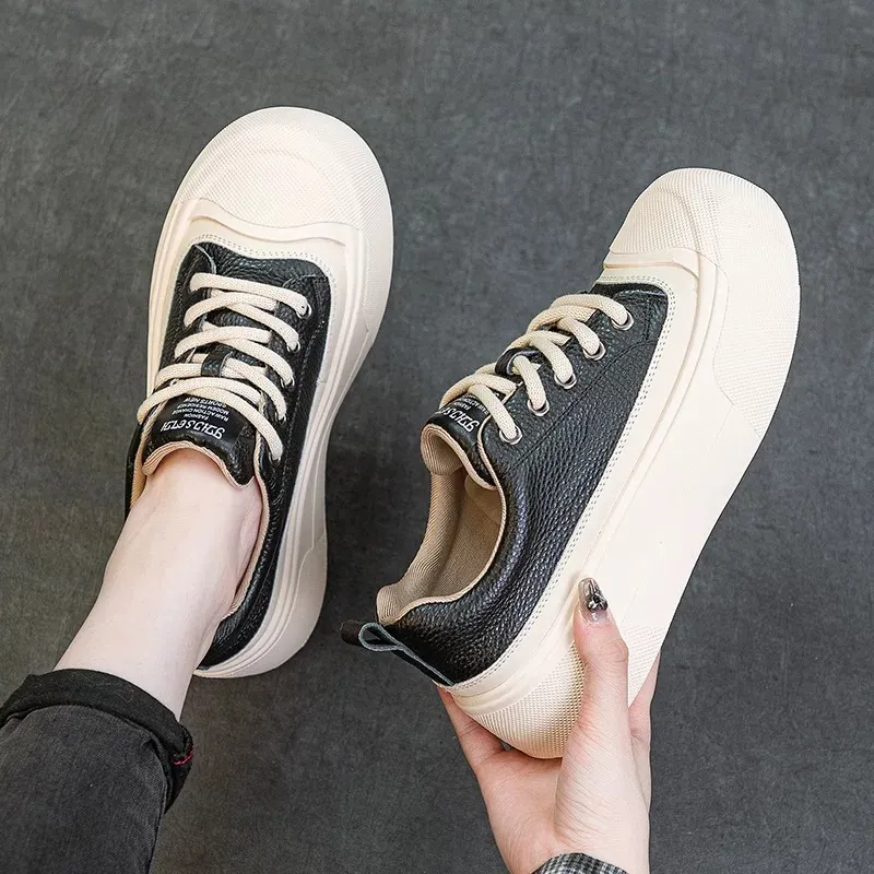 LIANGHUO Slip Resistant Cushioning Impact Resistance Wear Resistant Height Increasing Low Top Skateboard Shoes Unisex-11