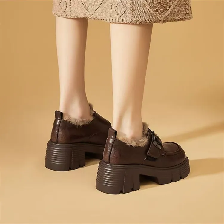 LIANGHUO Loafers Women's-3