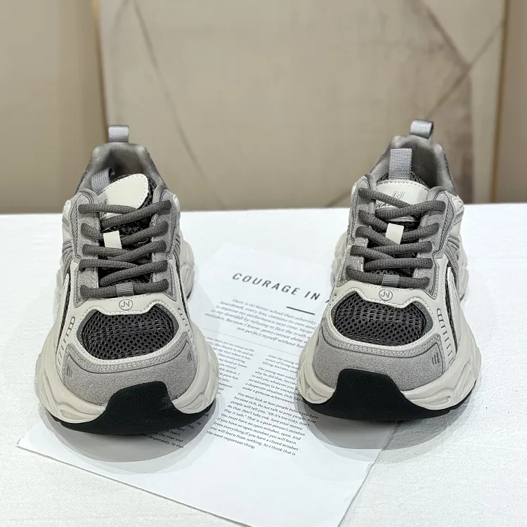 LIANGHUO Anti-Slip And Wear-Resistant Height Increasing Coverage Low-Top Chunky Sneakers Women's-4