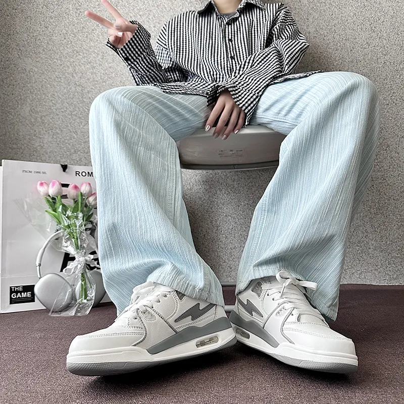 LIANGHUO Warm Slip-Resistant Cushioning Impact Resistance Low-Top Skateboard Shoes Unisex White Gray-3