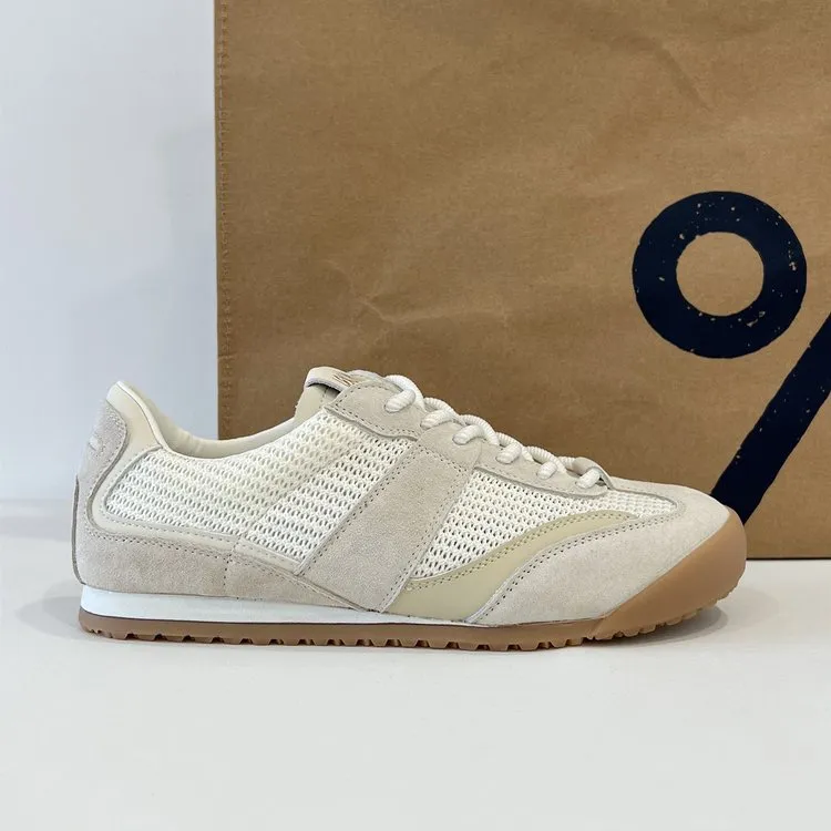 LIANGHUO Low Top Casual Shoes Women's Retro Beige-1