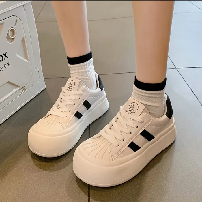LIANGHUO Anti-Slip Wear-Resistant Low-Top Skateboard Shoes Women's-4