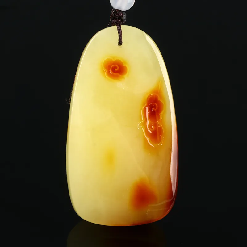 POSILAN Amber Beeswax Necklaces Unisex-4