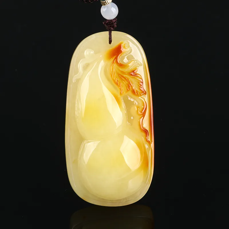 POSILAN Amber Beeswax Necklaces Unisex-3