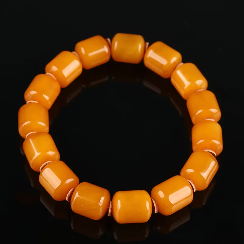 POSILAN Amber/Beeswax Bracelets Unisex-2