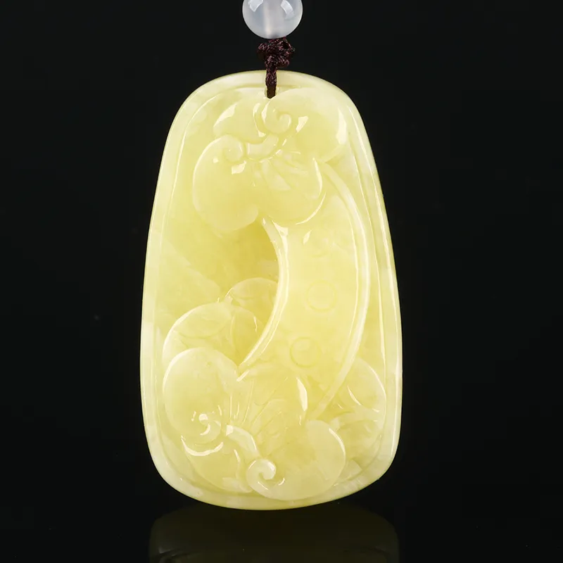 POSILAN Amber Beeswax Necklaces Unisex-3