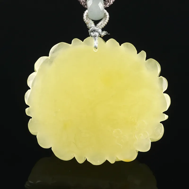 POSILAN Amber Beeswax Necklaces Unisex-4