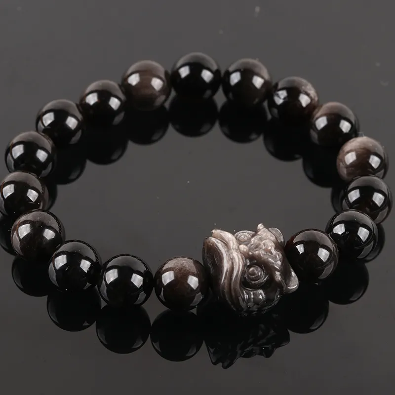 POSILAN Obsidian Bracelets Unisex-2