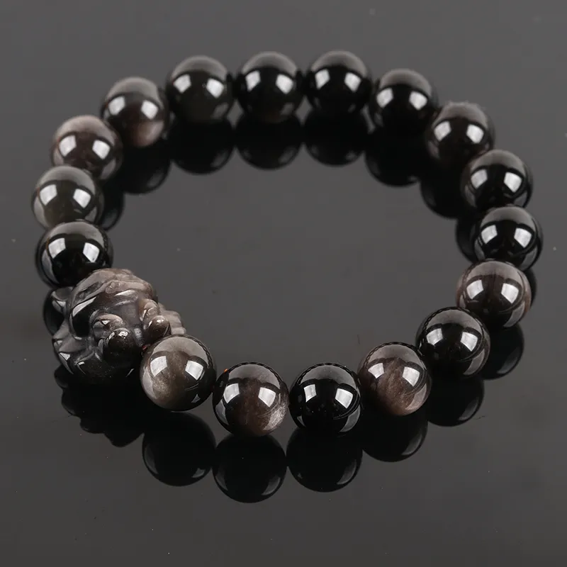 POSILAN Obsidian Bracelets Unisex-8