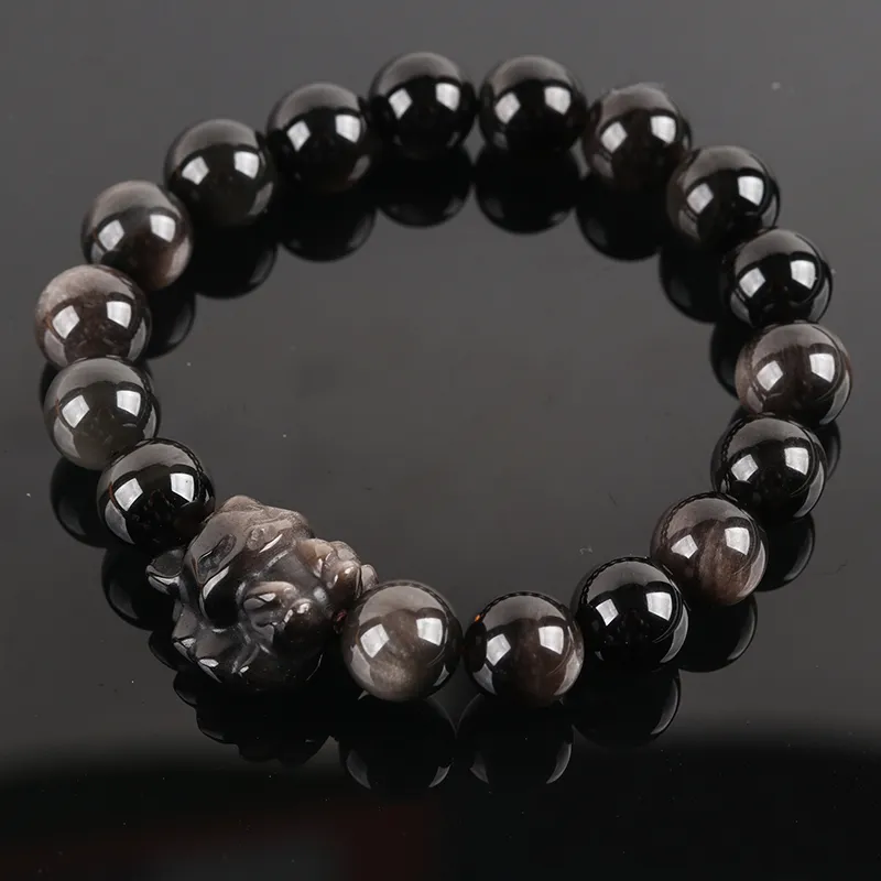 POSILAN Obsidian Bracelets Unisex-7