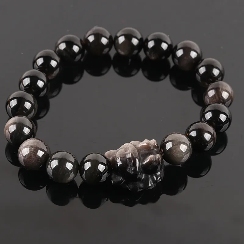 POSILAN Obsidian Bracelets Unisex-10