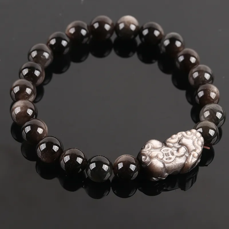 POSILAN Obsidian Bracelets Unisex-19