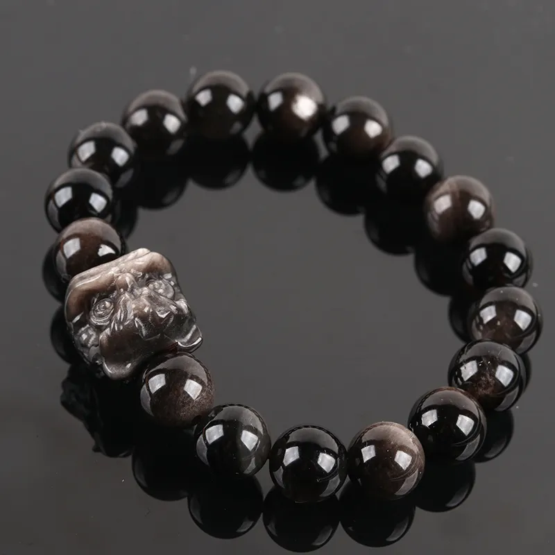 POSILAN Obsidian Bracelets Unisex-4