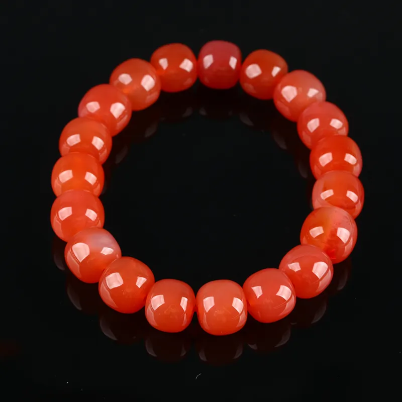 POSILAN Southern Red Agate Bracelets Unisex-6