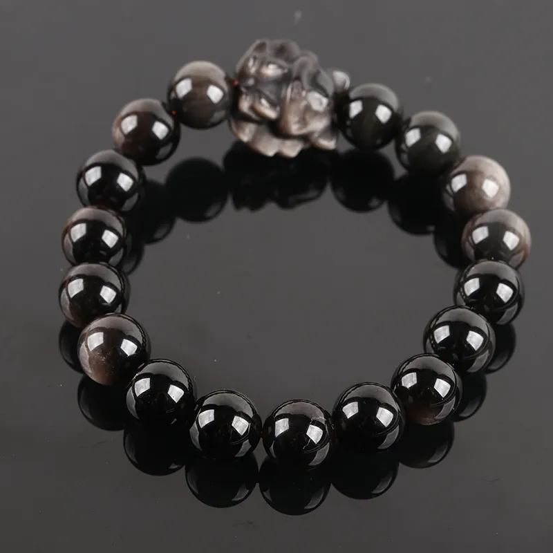 POSILAN Obsidian Bracelets Unisex-9
