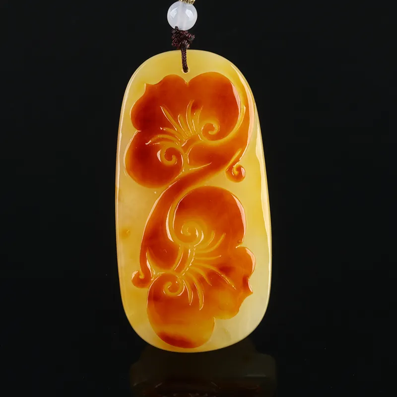 POSILAN Amber Beeswax Necklaces Unisex-4