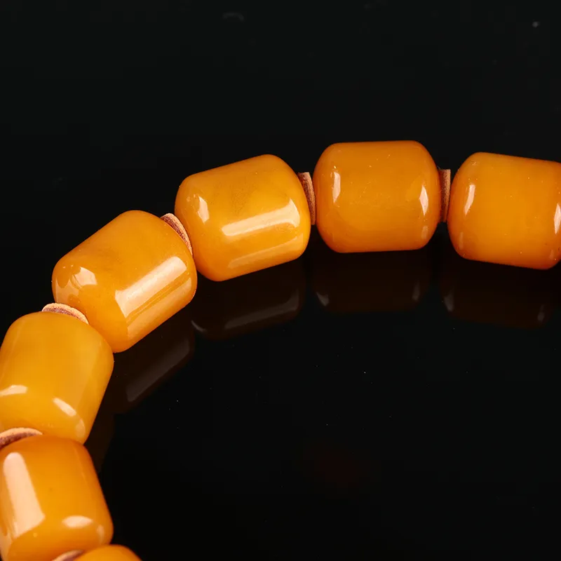 POSILAN Amber/Beeswax Bracelets Unisex-4