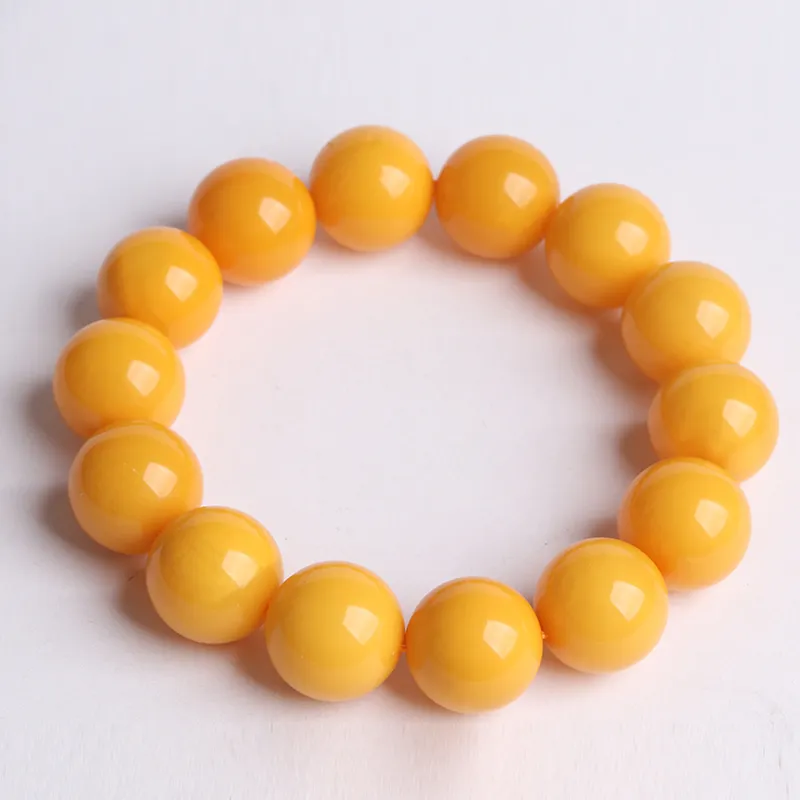 POSILAN Amber Beeswax Bracelets Unisex-2