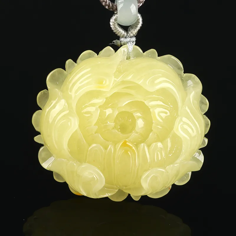 POSILAN Amber Beeswax Necklaces Unisex-2