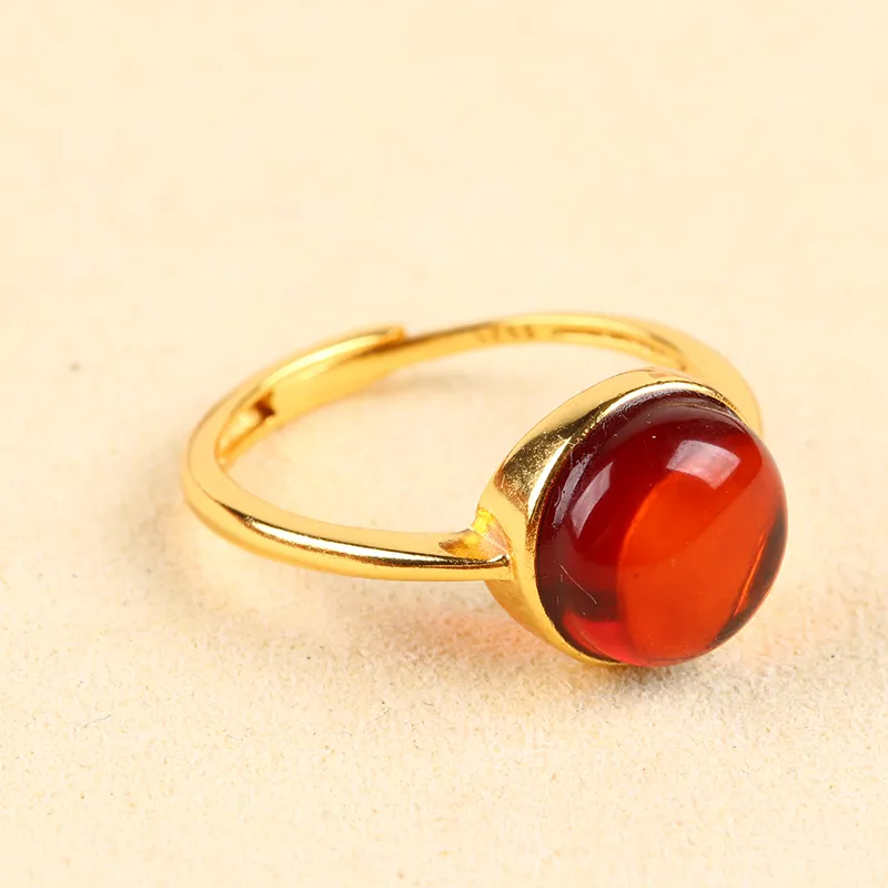 POSILAN Fine Jade Rings Women's-2
