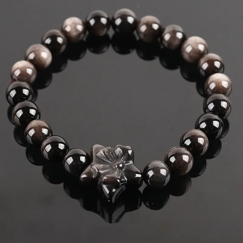 POSILAN Obsidian Bracelets Unisex-16